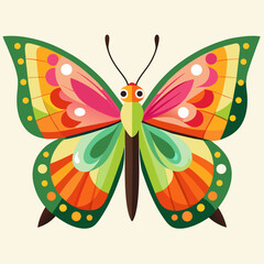 colorful butterfly vector illustration