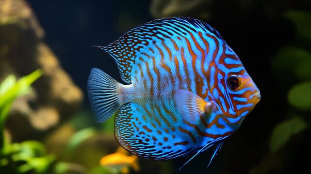 tropical fish in aquarium