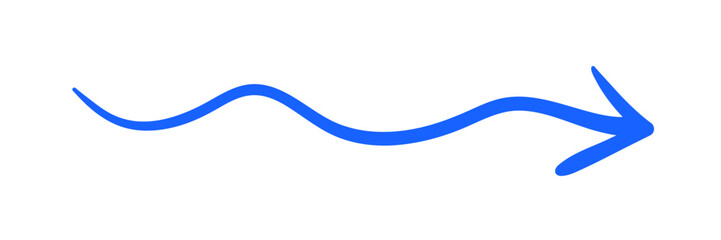 abstract blue wave arrow
