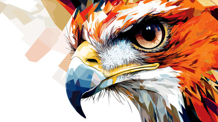 Fototapeta premium Raptor close up view