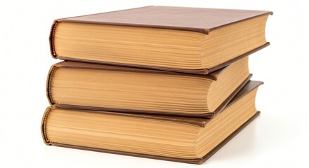 Fototapeta premium Stack of Vintage Hardcover Books A Collection of Old Books