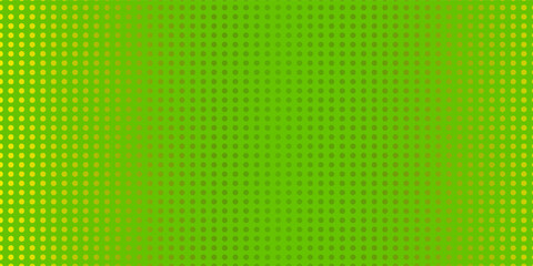 Dots halftone green color pattern gradient texture with technology digital background. Dots pop art comics with nature graphic modern