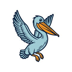 Majestic Pelican in Flight: A Stunning Avian Masterpiece