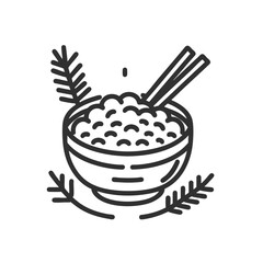 Delicious Rice Bowl: Asian Cuisine, Simple Recipe