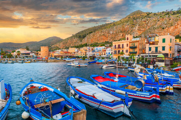  Palermo, Italy in the Mondello at Dawn