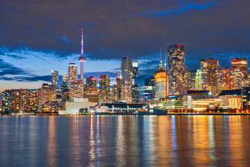 Toronto, Ontario, Canada cityscape on Lake Ontario