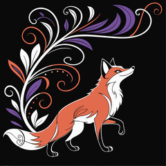 fox vector illustration