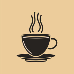 Warm coffee cup by window in quiet morning scene with relaxing natural atmosphere