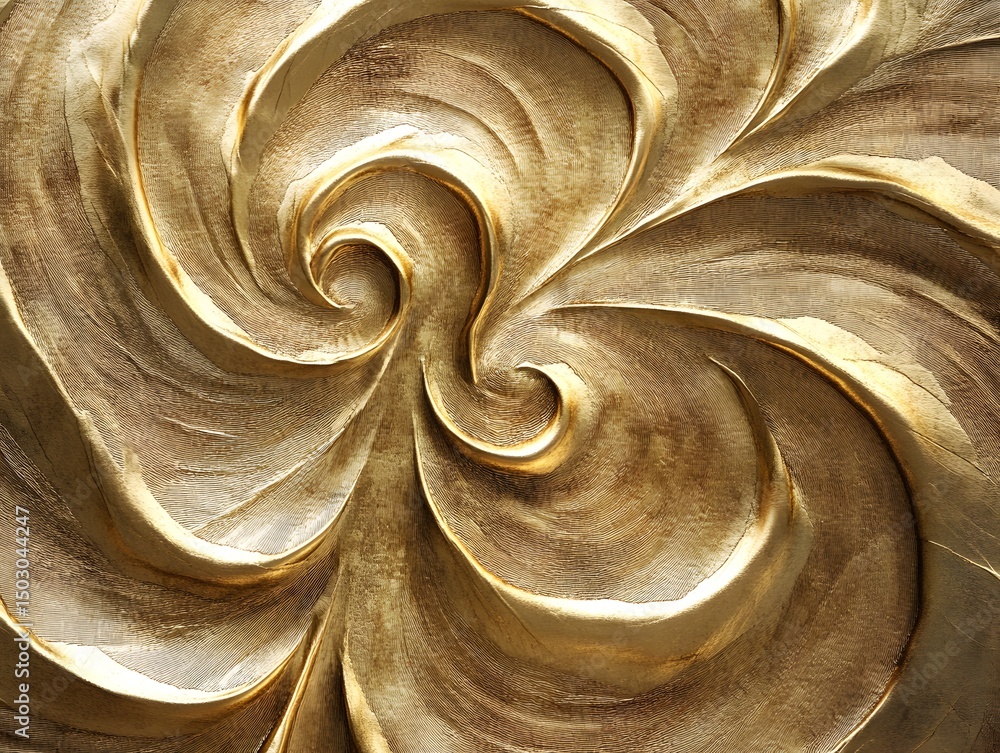 Poster intricate and mesmerizing pattern with a swirling design, evoking a sense of flow and elegance