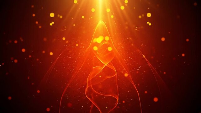 Pentecost celebration videos. glowing red and red background video
