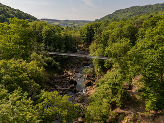 Hängebrücke Irreler Wasserfälle in Eifel Germany