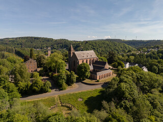 Secluded Hilltop Church Rising from the Forest – Kyllburg, Germany