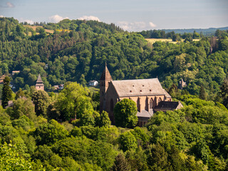 Secluded Hilltop Church Rising from the Forest – Kyllburg, Germany