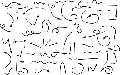 Minimal abstract line art with curved squiggles