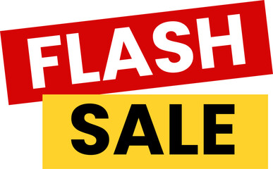 flash sale promotion banner illustration