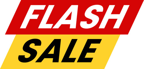 flash sale promotion banner illustration