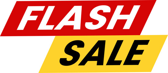 flash sale promotion banner illustration