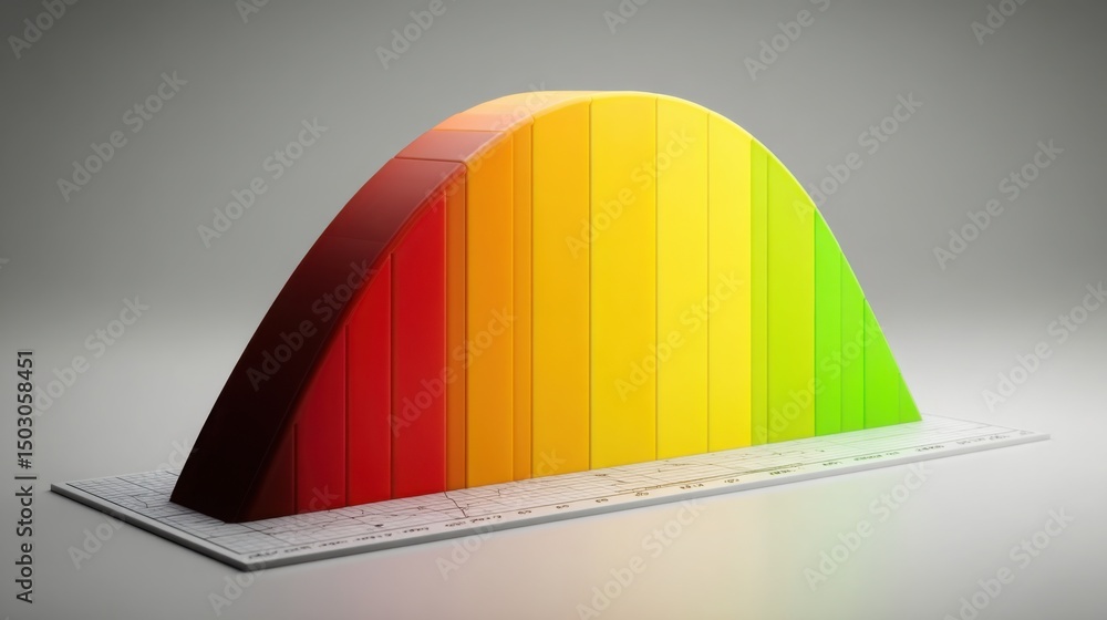 Aufkleber comprehensive ai-powered fibonacci rejection probability curve icon concept for financial market ana