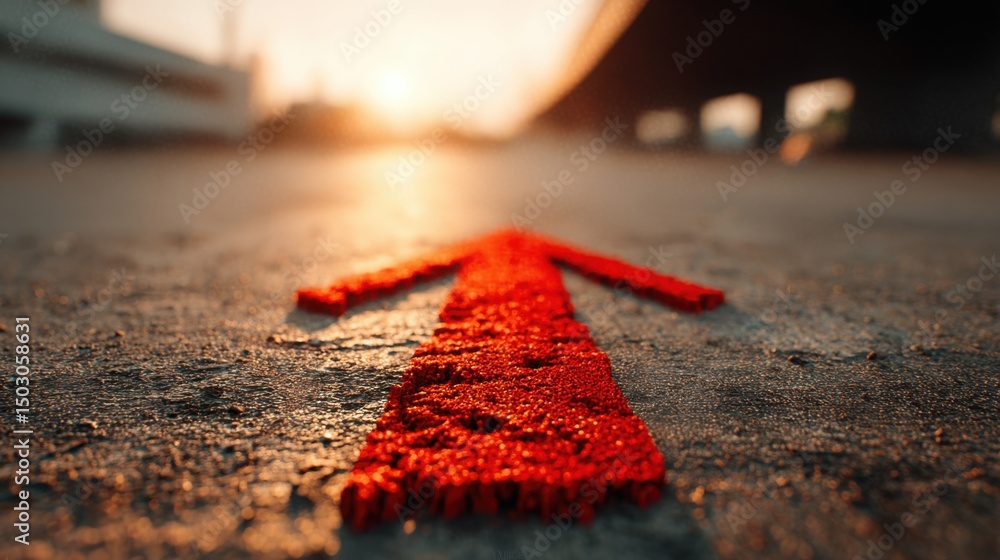 Poster visual representation of an ai-trained success tracker icon for monitoring performance and achieveme