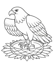 eagle coloring pages for kids