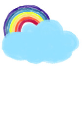 clouds and rainbows