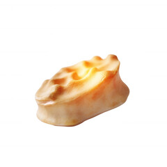 A delicious, golden-brown lasagna piece, showcasing its rich texture and layers of cheese, ideal for culinary promotions and food styling.