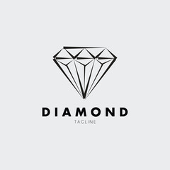 diamond logo vector illustration design