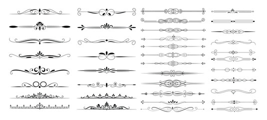 Vintage Floral Corner Ornaments Vector Set Decorative Border Elements Collection