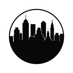 Naklejka premium Skyline Vector Silhouette