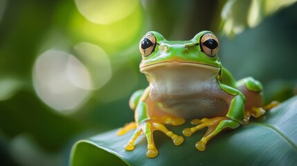 Naklejka premium Beautiful Frog