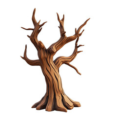 Dead Tree with 3D Render, and Autumn.