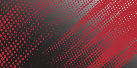 Red halftone dots blue color pattern gradient grunge texture background. Dot pop art comic sport style good