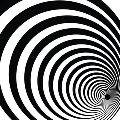Abstract op art illusion background