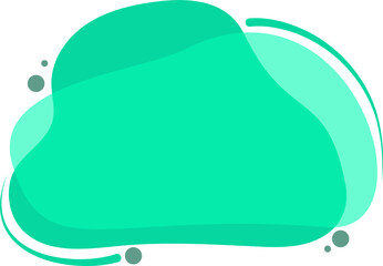 abstract color wave fluid frame design