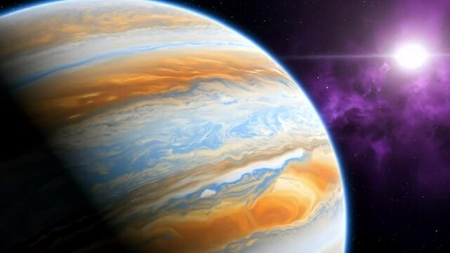 planet  in space