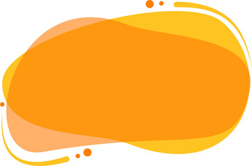 abstract color wave fluid frame design