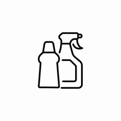 cleaning set icon sign vector
