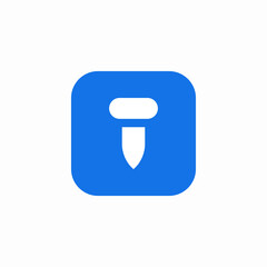 construction prick icon sign vector