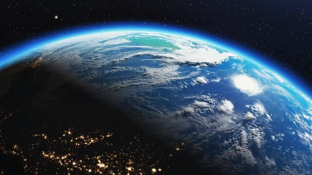 earth in space
