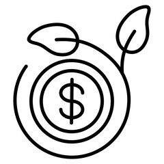 Sustainability Icon Outline