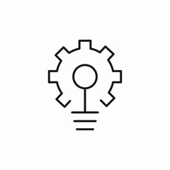 gear modify icon sign vector