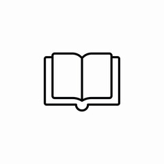 open book icon sign vector