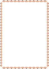 Heart vector lgbt empty frame. Heart, love, romance or valentine's day heart. Artistic lgbtq red heart