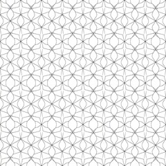 Elegant Seamless Pattern Design Featuring Interwoven Lines and Shapes for Versatile Backgrounds and Textiles