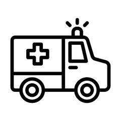 EmergencyVehicle line icon