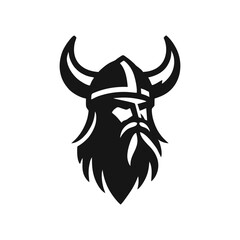 viking logo silhouette vector