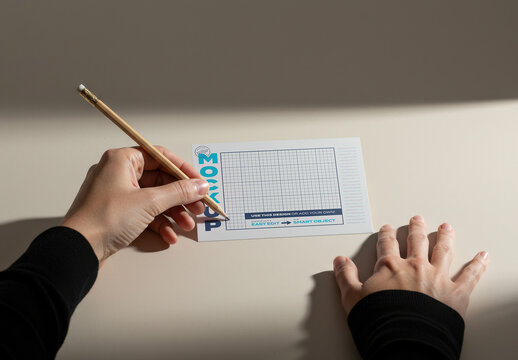 Hand Written Letter Mockup Subtle Light