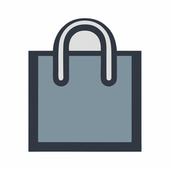 Minimalist Shopping Bag Icon