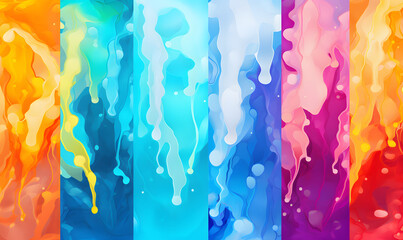 seamless pattern with colorful stripes, colorful abstract pattern background. template summer concept illustration
