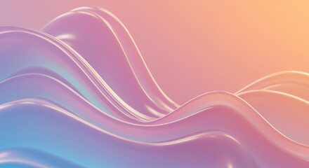 Abstract pastel wave background design